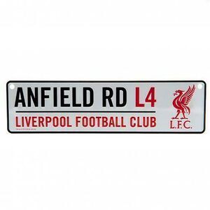 Liverpool FC Anfield Window Sign / Silver/Red/Black